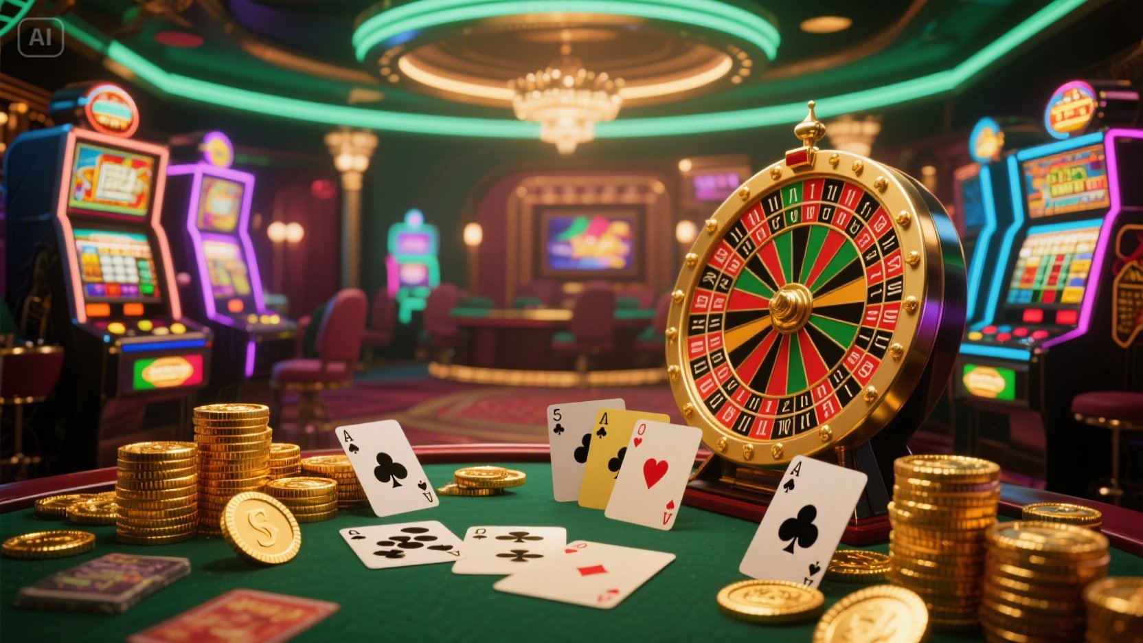 Casino Evolution desktop and mobile interfaces